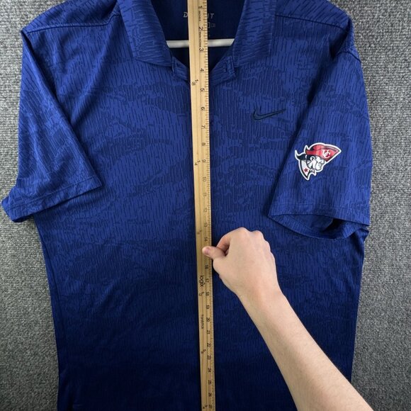 University Of Cumberlands Nike Dri Fit Polo Shirt Size Large Blue Men Adult - Picture 3 of 9